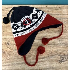 MINNESOTA TWINS Beanie Hat MLB NORDIC KNIT Tassel STOCKING Cap